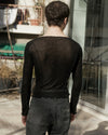 BASERANGE OMATOR Long-sleeved T-shirt BAS-TTOML-WO-WI24-HEI Black